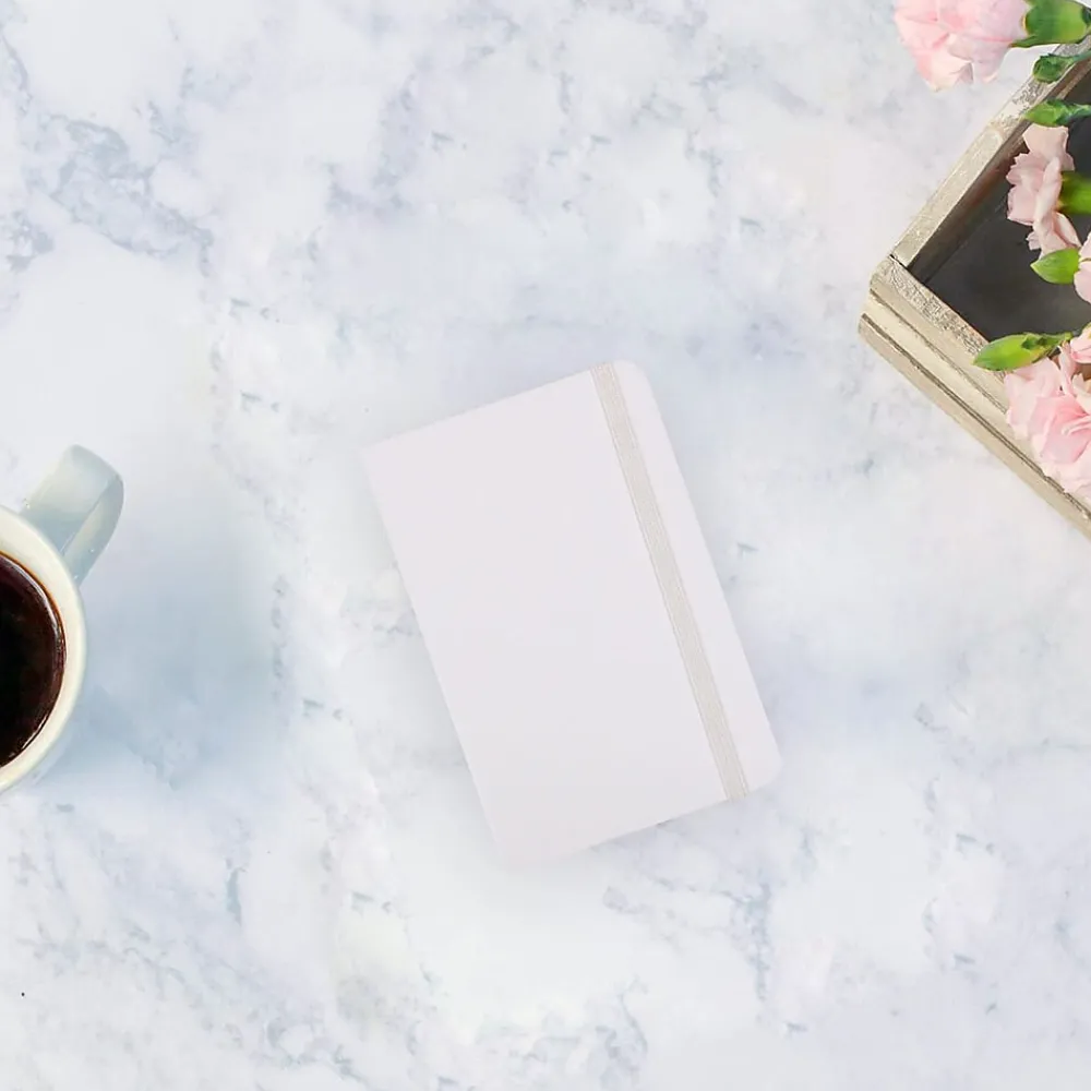 Notebooks|JAM Paper 1-Subject Pocket Notebook, 3.75" x 5.625", Narrow Ruled, 100 Sheets, White (340526606)