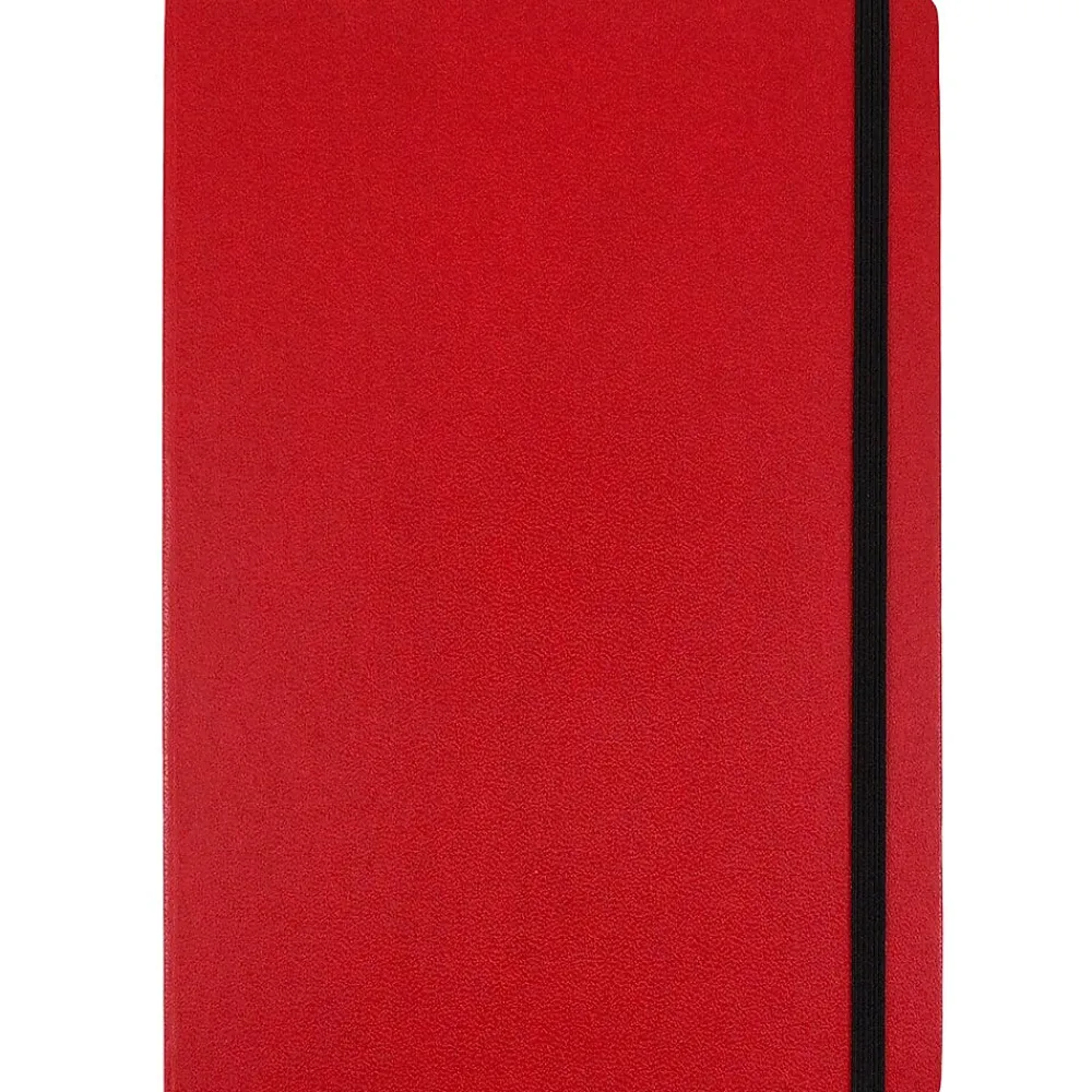 Notebooks|JAM Paper 1-Subject Pocket Notebook, 5.875" x 8.5", Narrow Ruled, 100 Sheets, Red (340526610)