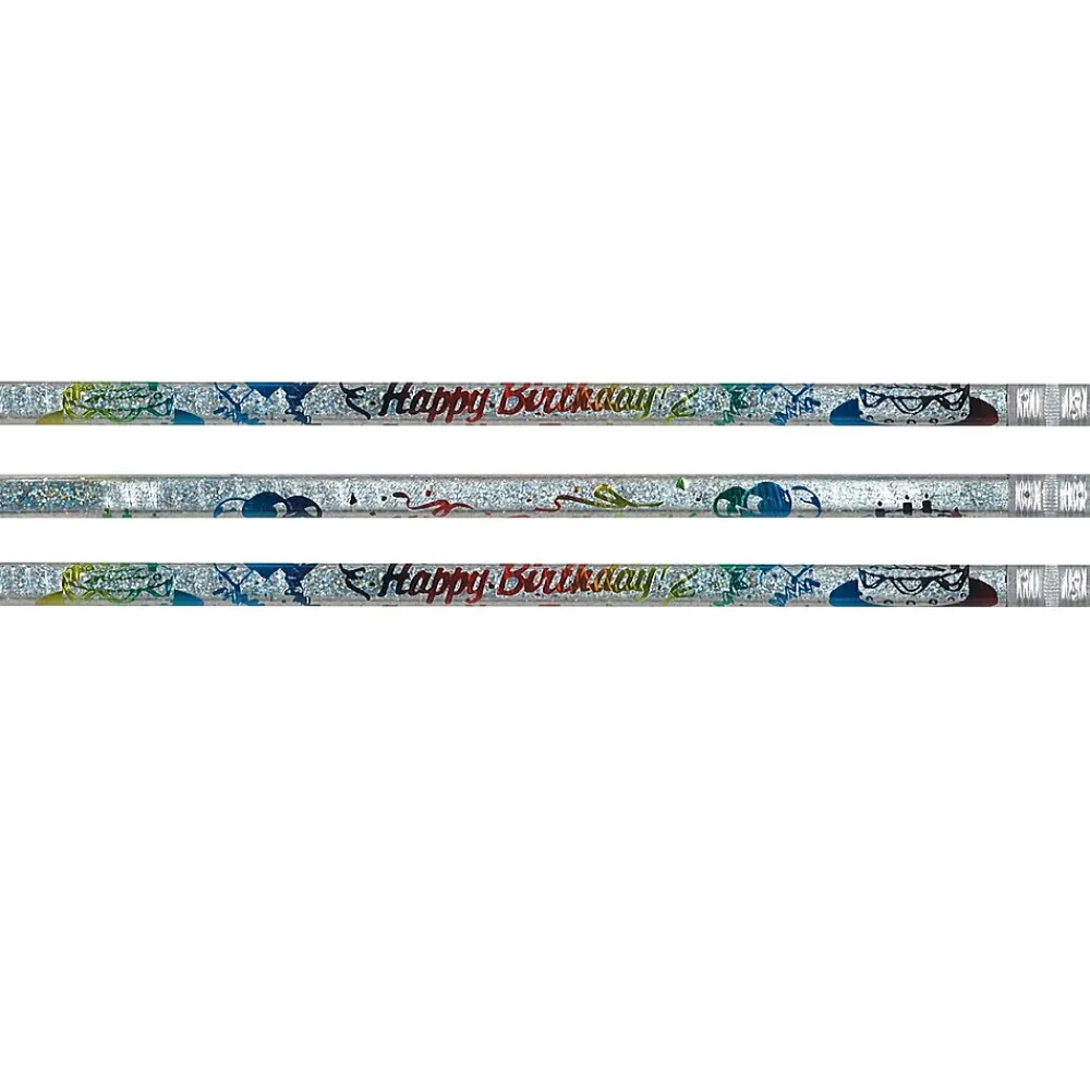 Pencils|J.R. Moon Pencil Happy Birthday from Your Teacher Pencil, Pack of 144 (JRM7500G)