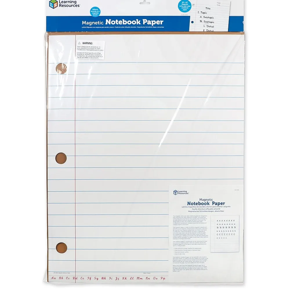 Filler Paper|Learning Resources College Ruled Filler Paper, 22" x 28", (LER3236)