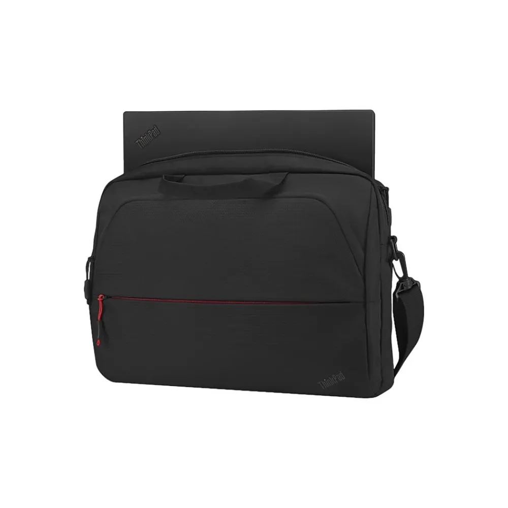 Laptop Bags|Lenovo ThinkPad Essential 16" Plastic Laptop Bag, Black/Red (4X41C12469)