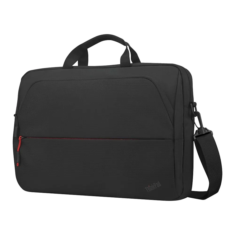 Laptop Bags|Lenovo ThinkPad Essential 16" Plastic Laptop Bag, Black/Red (4X41C12469)