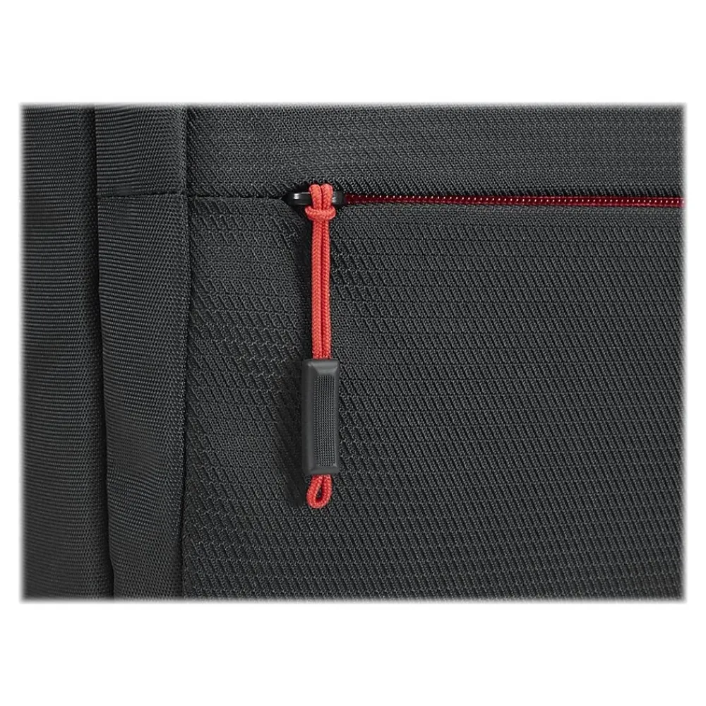 Laptop Bags|Lenovo ThinkPad Essential 16" Plastic Laptop Bag, Black/Red (4X41C12469)