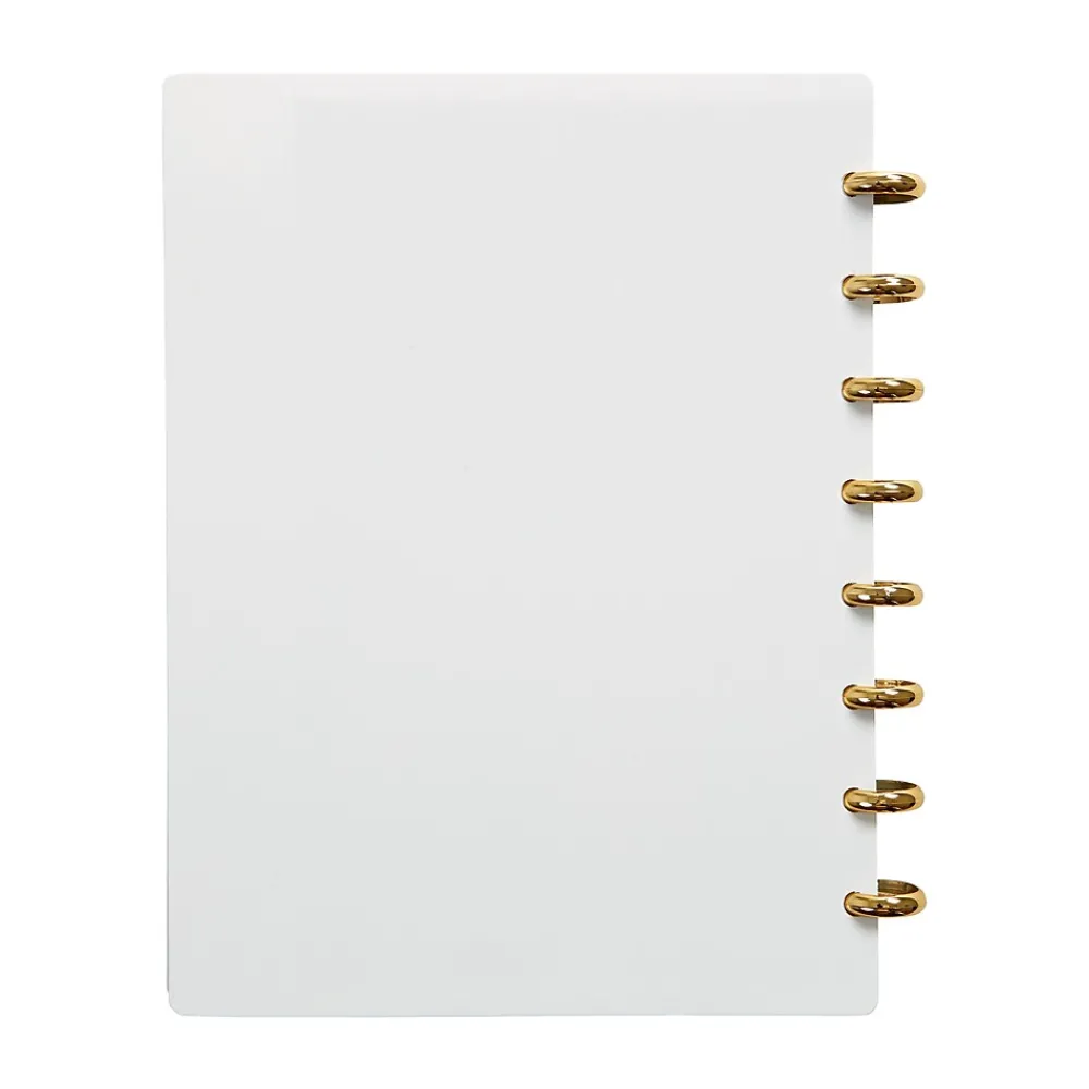 Notebooks|Martha Stewart Gold Vine Poly Junior Discbound Notebook (MS102G)