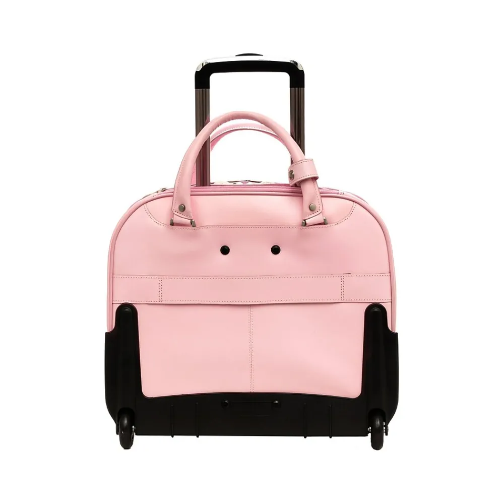Laptop Bags|McKlein DENALI 15" Leather Laptop Bag, Pink (99709)