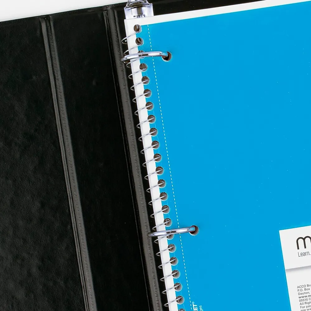 Subject Notebooks|Mead 1-Subject Notebook, 8.0" x 10.5", Wide Ruled, 70 Sheets, Blue (05510AY7)