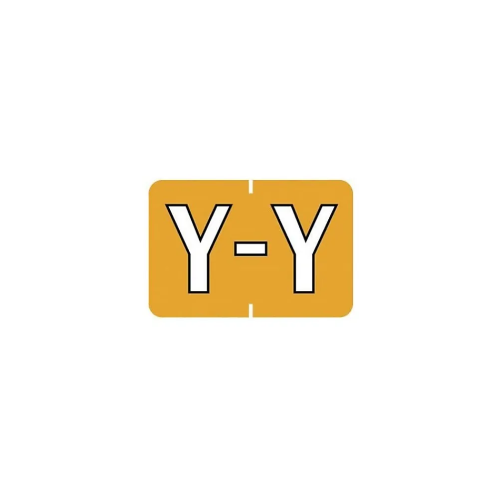 Labels|Medical Arts Press ® Barkley & Sycom® Compatible Alpha Sheet Style Labels, Y