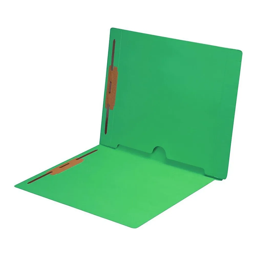 File Folders|Medical Arts Press End Tab File Folder, Straight Cut, Letter-Size, Green, 250/Box (S-09019-GRN-B)