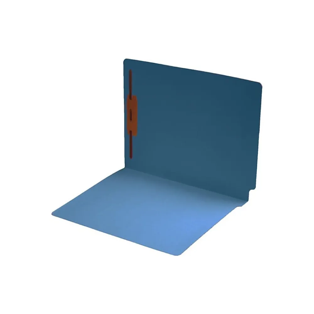 File Folders|Medical Arts Press End Tab File Folder, Straight Cut, Letter-Size, Blue, 50/Box (S-09242-BLU)