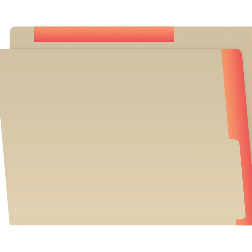 File Folders|Medical Arts Press Heavy-Duty End Tab File Folder, Straight Cut, Letter-Size, Manila, 50/Box (S-09466-ORG)