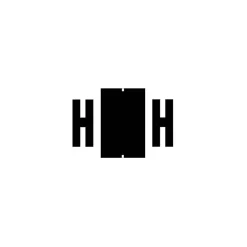 Labels|Medical Arts Press ® Jeter® Compatible Alpha Sheet Style Labels, Letter H