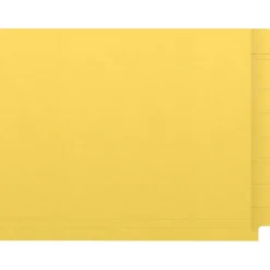 File Folders|Medical Arts Press Kardex Match Recycled Reinforced End Tab File Folder, Straight Cut, Letter Size, Yellow, 100/Box (53057YW)