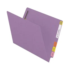 File Folders|Medical Arts Press Reinforced End Tab File Folder, Straight Cut, Letter-Size, Lavender, 250/Carton (S-01502-LAV-B)