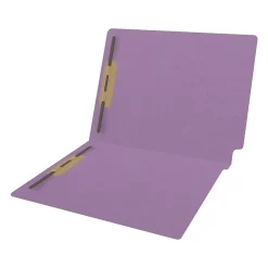 File Folders|Medical Arts Press Reinforced End Tab File Folder, Straight Cut, Letter-Size, Lavender, 250/Carton (S-01502-LAV-B)