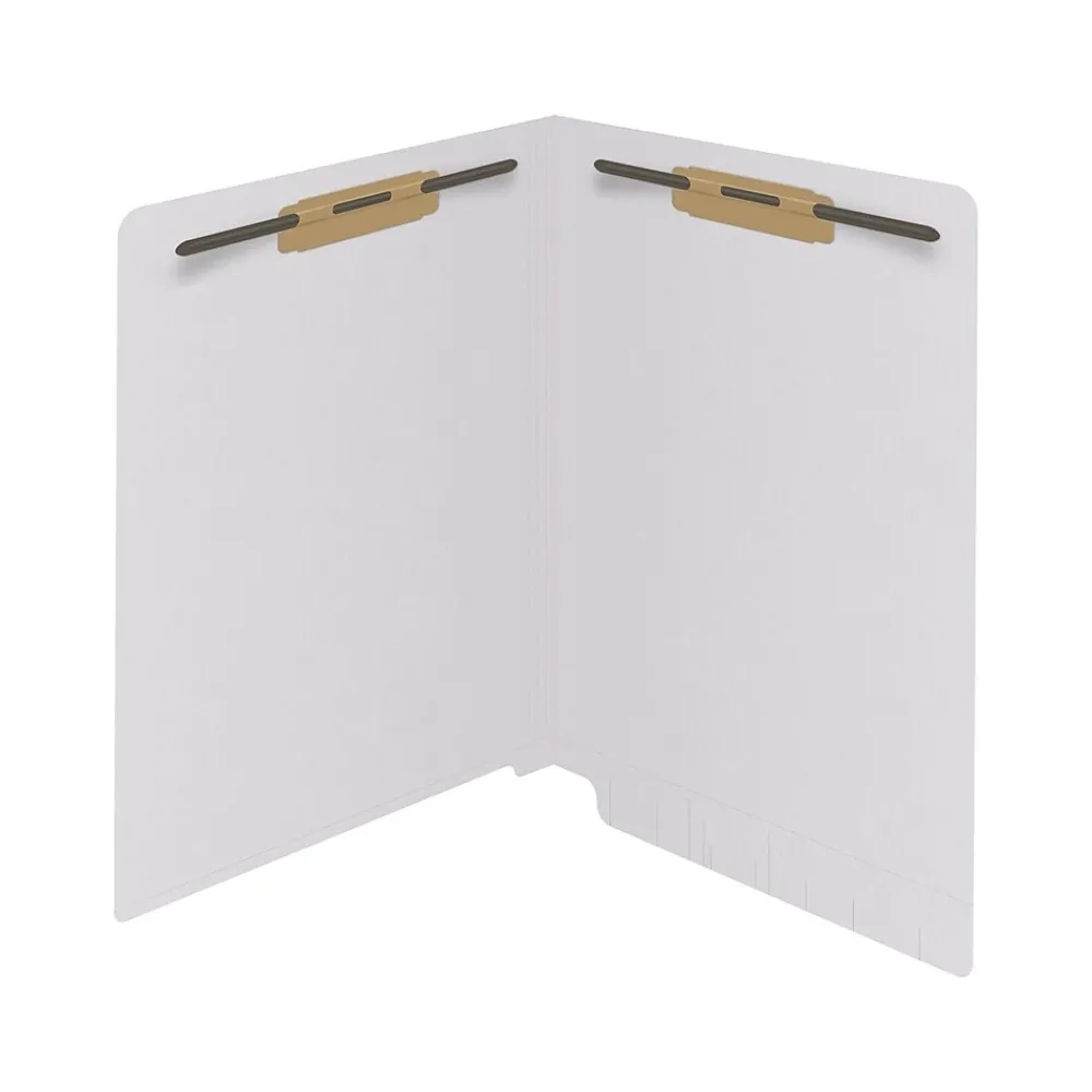 File Folders|Medical Arts Press Reinforced End Tab File Folder, Straight Cut, Letter-Size, White, 250/Carton (S-01502-WHT-B)
