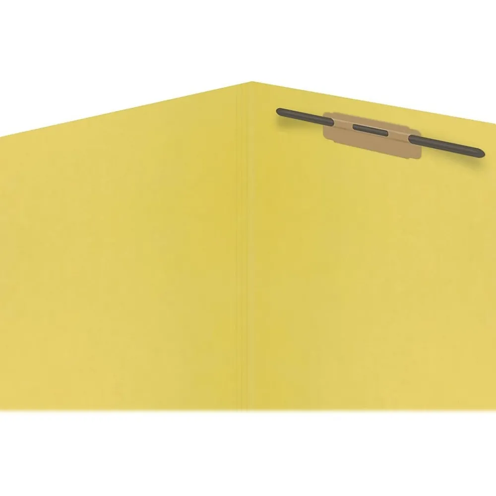 File Folders|Medical Arts Press Reinforced End Tab File Folder, Straight Cut, Letter-Size, Yellow, 50/Box (S-01501-YLW)