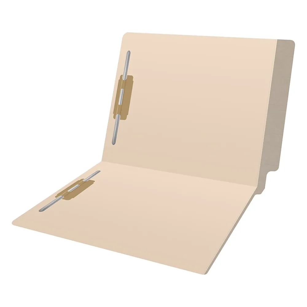 File Folders|Medical Arts Press Reinforced End Tab File Folder, Straight-Cut, Letter Size, Manila/Gray, 50/Box (S-09473-GRY)