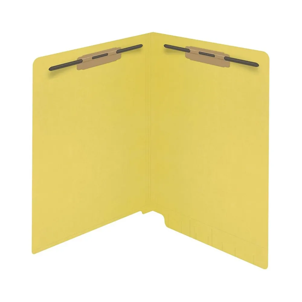 File Folders|Medical Arts Press Reinforced End Tab File Folder, Straight Cut, Letter-Size, Yellow, 250/Carton (S-01602-YLW-B)