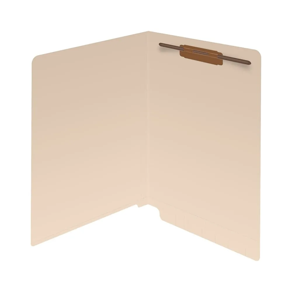 File Folders|Medical Arts Press Reinforced End Tab File Folder, Straight Cut, Letter-Size, Manila, 50/Box (S-01314)