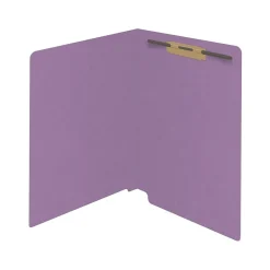 File Folders|Medical Arts Press Reinforced End Tab File Folder, Straight Cut, Letter-Size, Lavender, 50/Box (S-01601-LAV)
