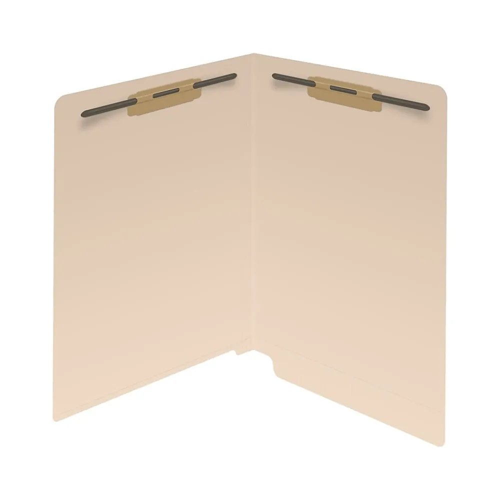 File Folders|Medical Arts Press Reinforced End Tab File Folder, Straight Cut, Letter-Size, Manila, 50/Box (S-01324)