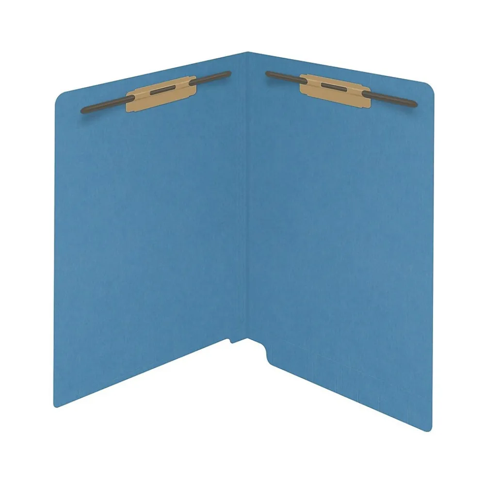 File Folders|Medical Arts Press Reinforced End Tab File Folder, Straight Cut, Letter-Size, Blue, 250/Carton (S-01602-BLU-B)
