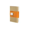 Journals|Moleskine Cahier Journal, 7.5" x 10", Wide Ruled, Kraft Brown, 120 Pages, 3/Pack (705045)