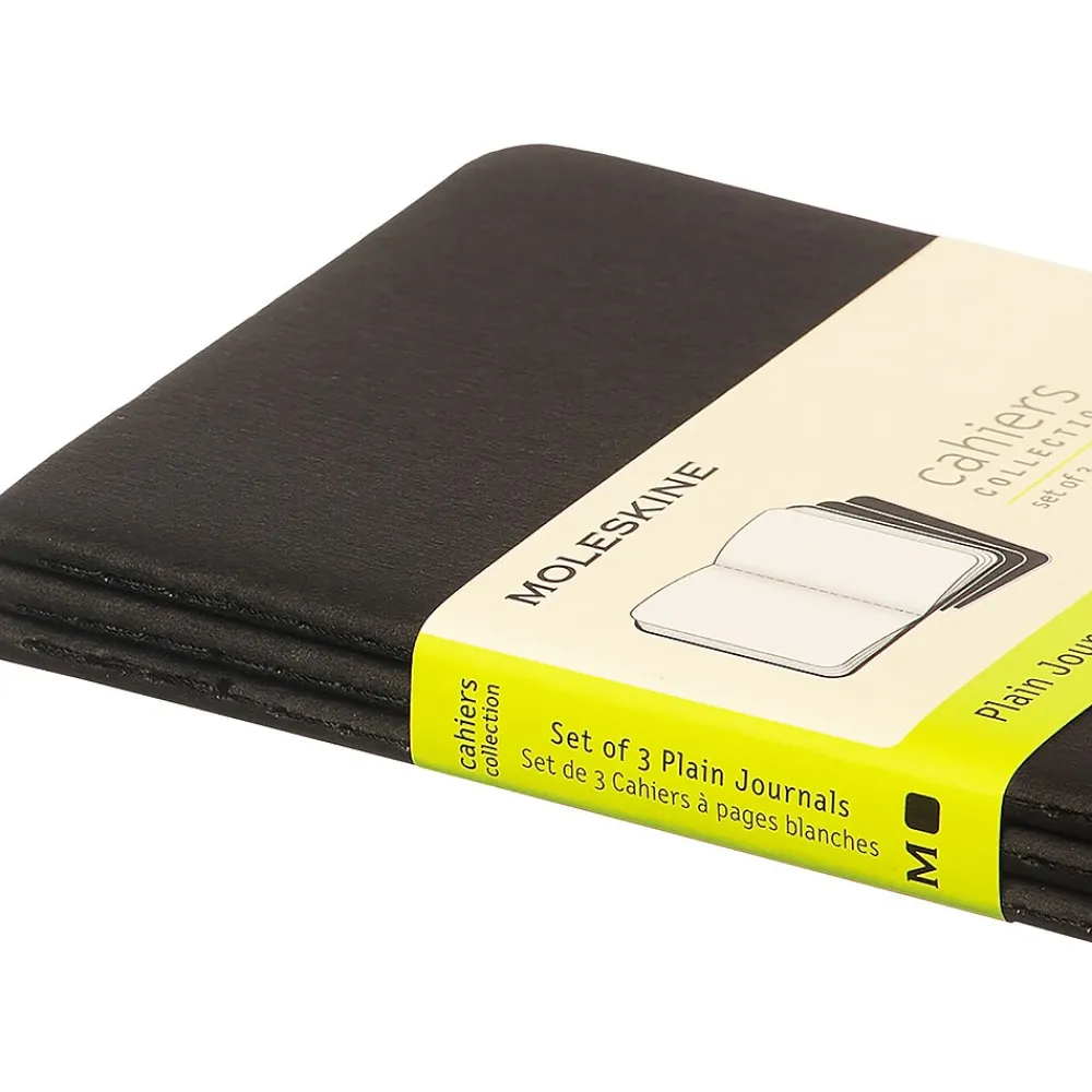 Journals|Moleskine Cahier Pocket Pocket Journal, 3.5" x 5.5", Black, 64 Pages (704918XX)