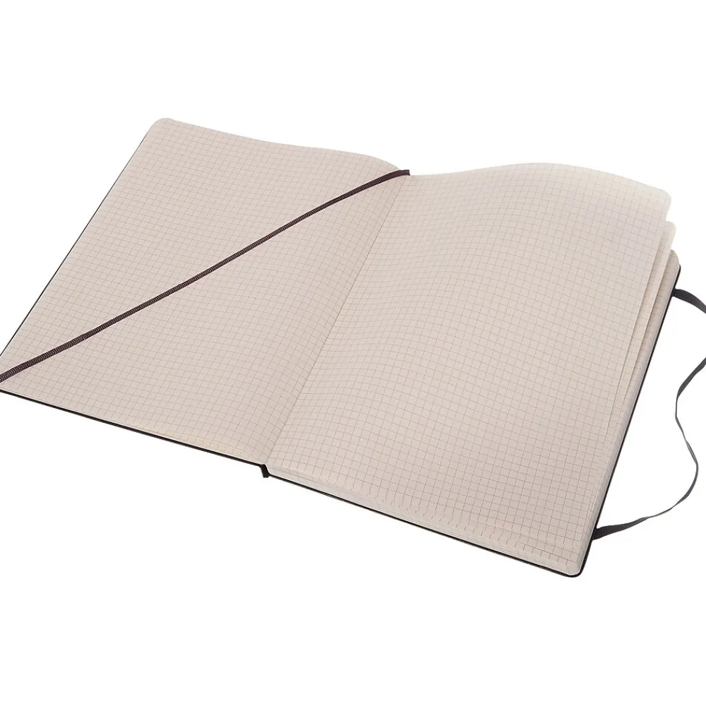 Journals|Moleskine Classic Hard Cover Notebook, 7.5" x 9.75", Black (895292XX)