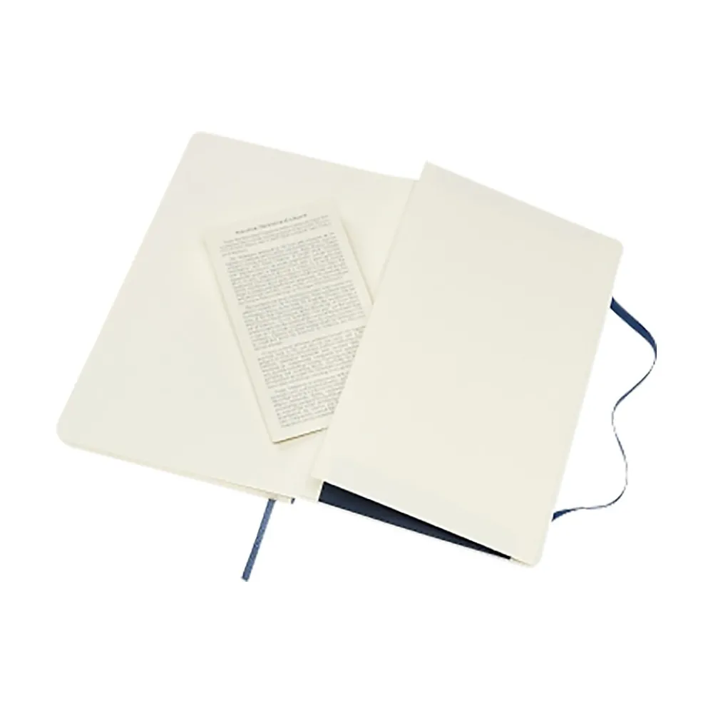 Notebooks|Moleskine Classic Professional Notebooks, 5" x 8.25", 120 Sheets, Blue (893687XX)