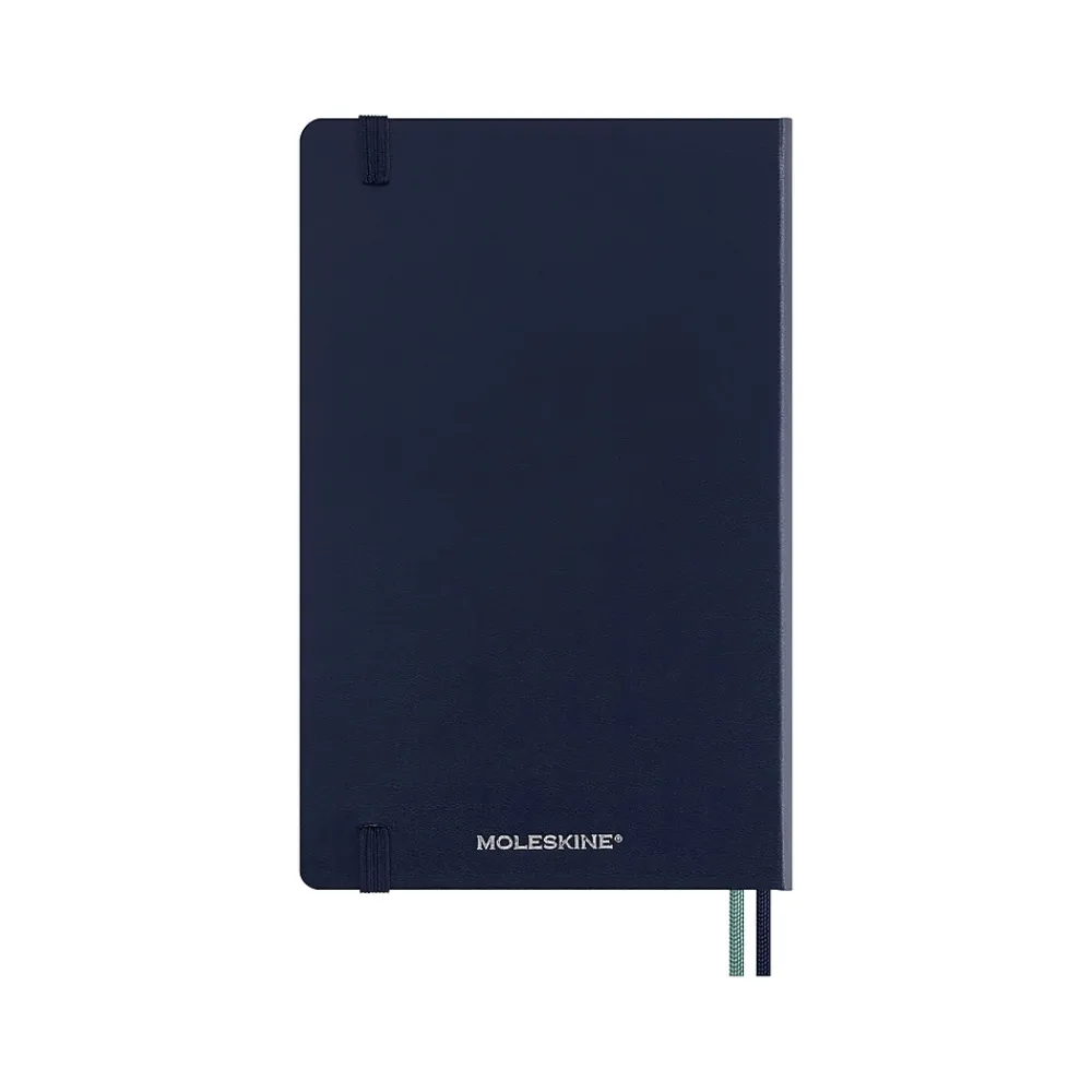 Journals|Moleskine Harry Potter Expecto Patronum Limited Edition Notebook, 5" x 8.25", Narrow-Ruled, Blue/Teal (LEHP23QP060)