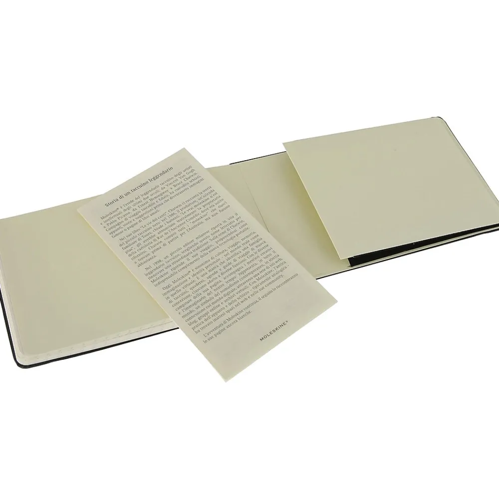 Notebooks|Moleskine Reporter Notebook, 3.5" x 5.5", Narrow Ruled, 96 Sheets, Black (705489)