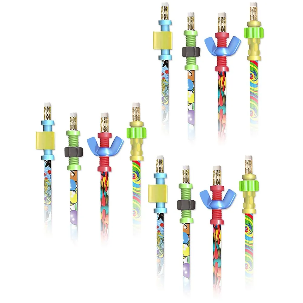 Pencils|Musgrave Pencil Company Musgrave Wooden Pencil, 0.7mm, #2 Medium Lead, 4/Pack (MUSFIDGETS4PK-3)