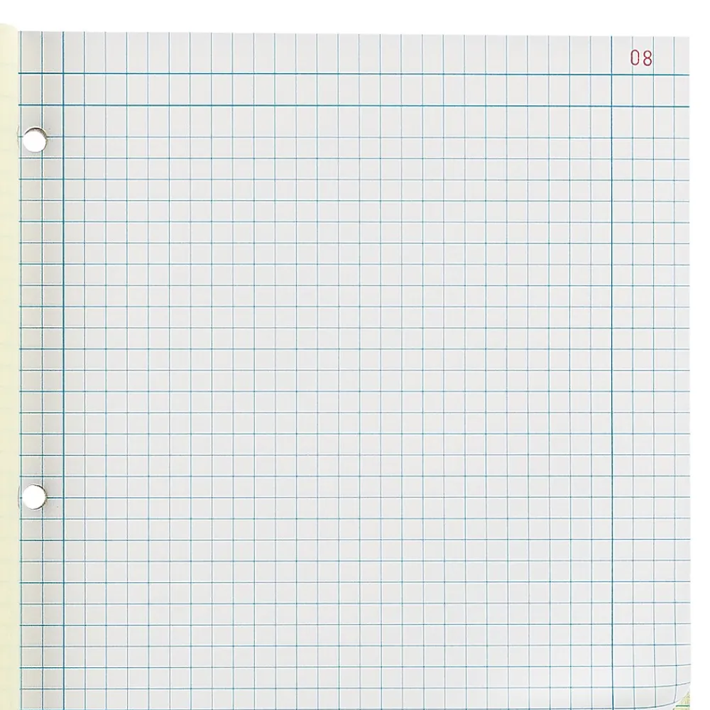 Notebooks|National Brand Laboratory 1-Subject Computation Notebooks, 9.25" x 11", Quad, 200 Sheets, Brown (43649)