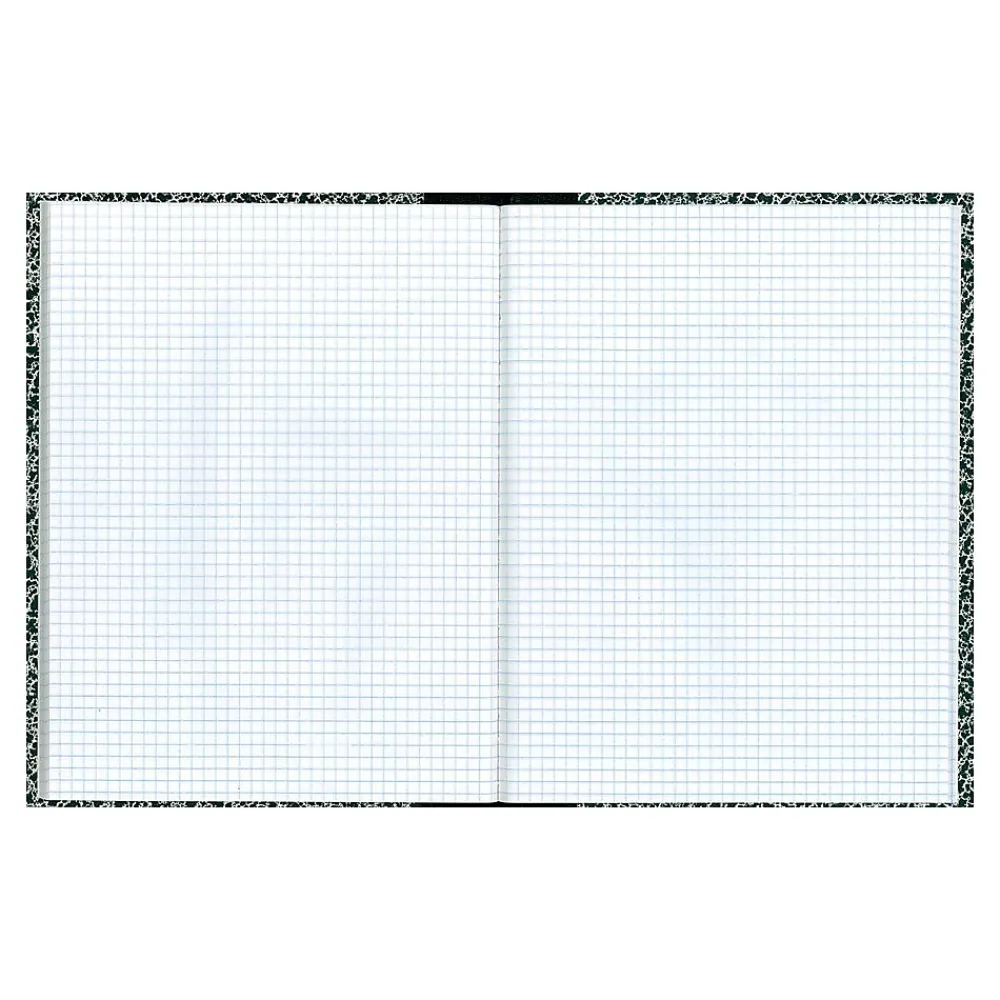 Composition Notebooks|National Brand Laboratory 1-Subject Composition Notebooks, 7.875" x 10.125", Quad, 60 Sheets, Green (RED53108)