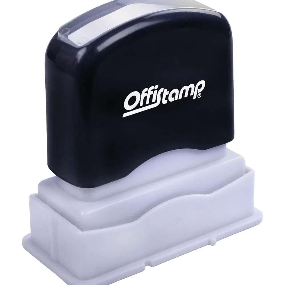 Stamps & Stamp Pads|Offistamp Received Pre-Inked Stamp, Red Ink (034512)