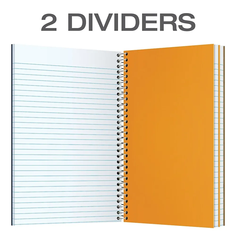 Subject Notebooks|Oxford Earthwise 3-Subject Notebooks, 6" x 9.5", College Ruled, 150 Sheets (25-447R)