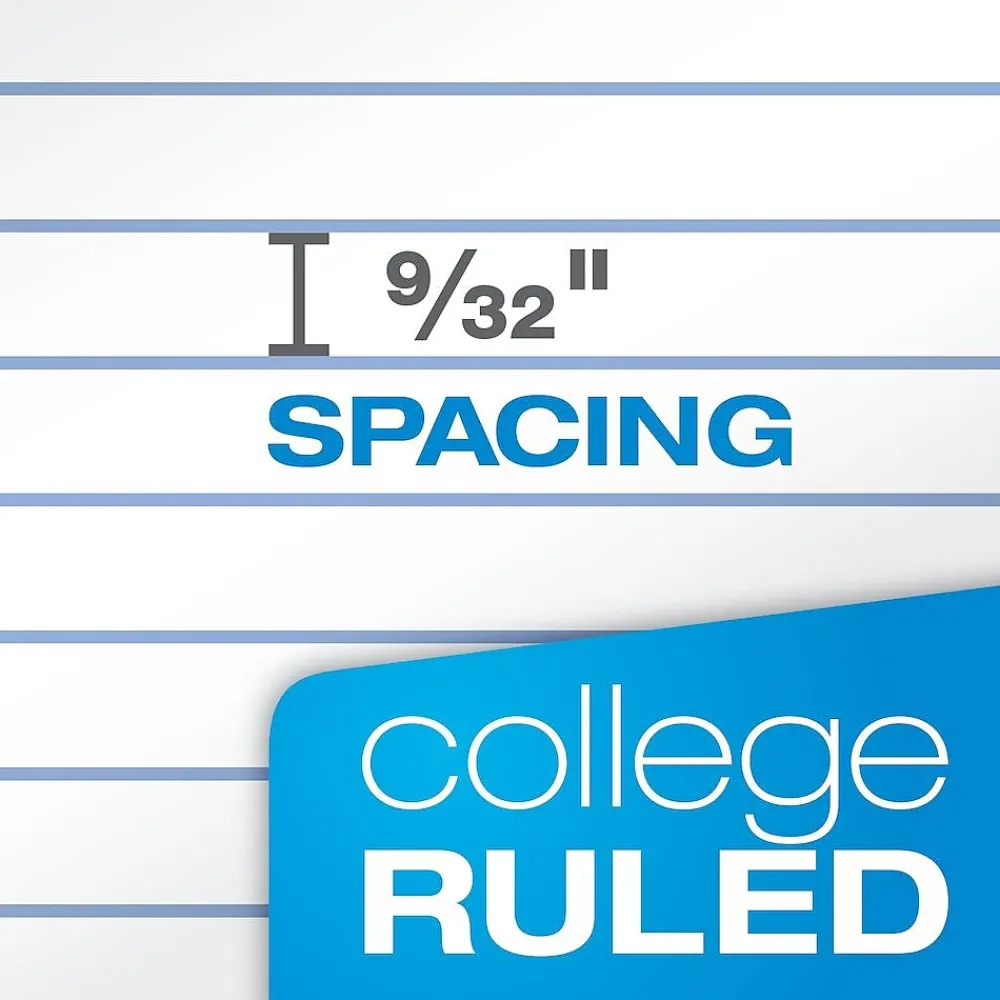 Subject Notebooks|Oxford 1-Subject Notebooks, 5" x 7.75", College Ruled, 80 Sheets, Blue (65119)