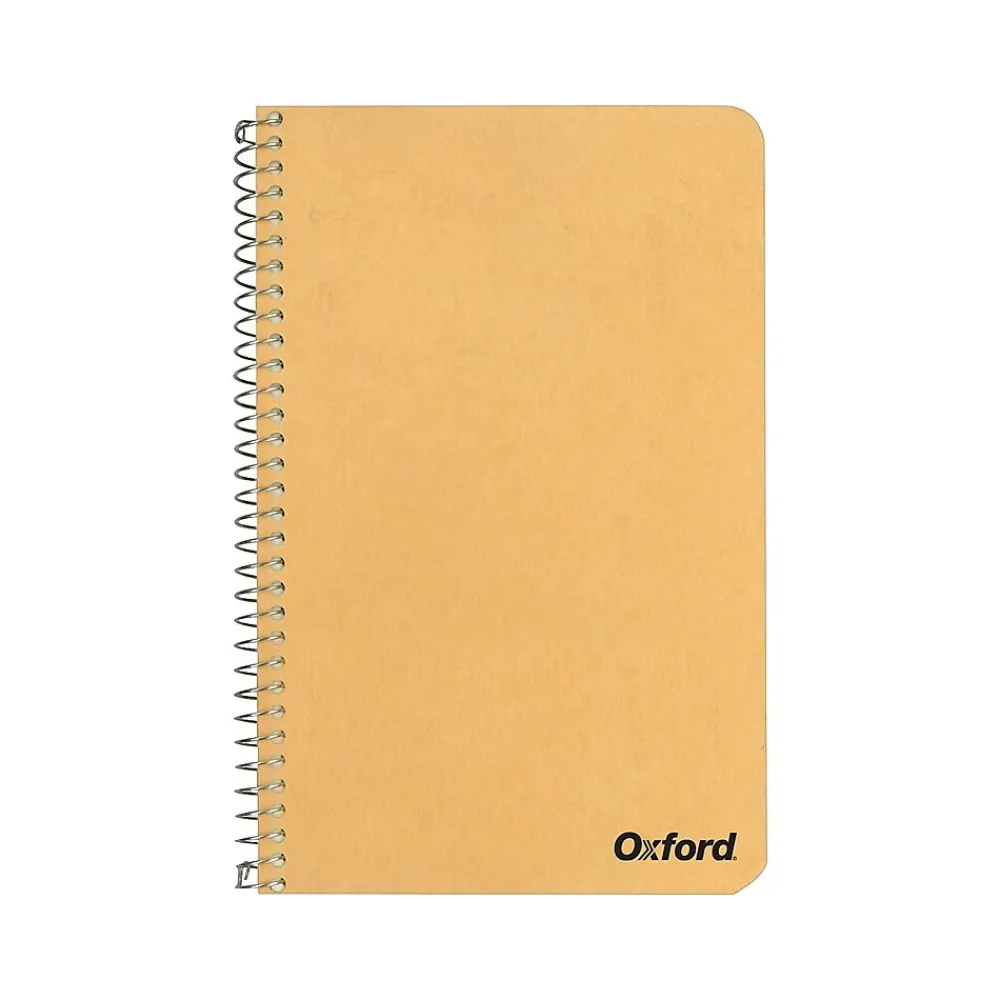 Notebooks|Oxford 1-Subject Professional Notebooks, 8.5" x 11", College Ruled, 80 Sheets, Brown (25-404R)