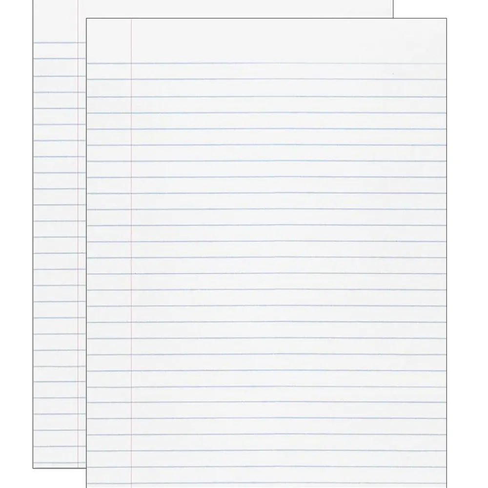 Filler Paper|Pacon Composition Writing Paper, 8" x 10.5", 500 Sheets/Pack, 2/Bundle (PAC2431-2)