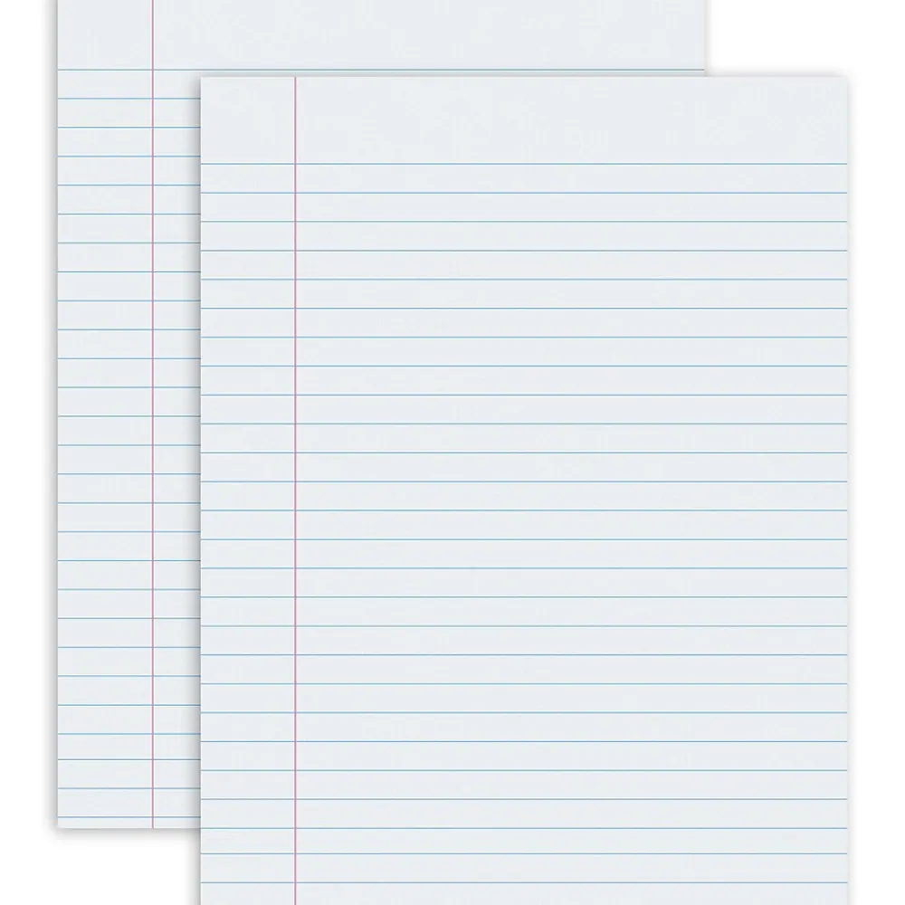 Filler Paper|Pacon Wide Ruled Filler Paper, 8.5" x 11", 500 Sheets/Pack, 2/Bundle (PAC2401-2)