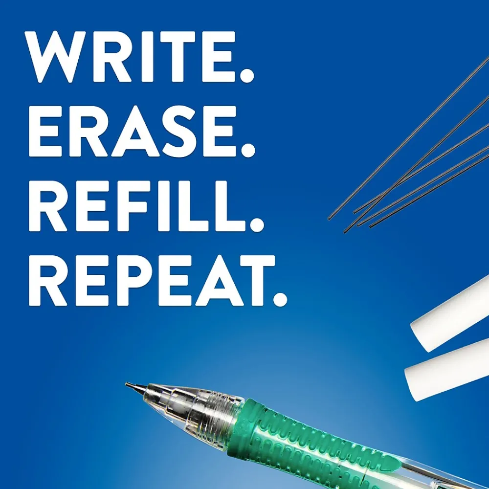 Pencils|Paper Mate Clearpoint Starter Mechanical Pencil, 0.5mm, #2 Medium Lead, 2/Pack (34666PP)