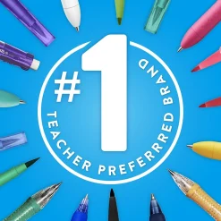 Pens|Paper Mate Flair Felt Pen, Medium Point, 0.7mm, Purple Ink, Dozen (8450152)