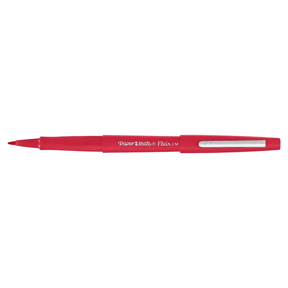 Pens|Paper Mate Flair Felt Pen, Medium Point, Assorted Ink, 48/Pack (4651)
