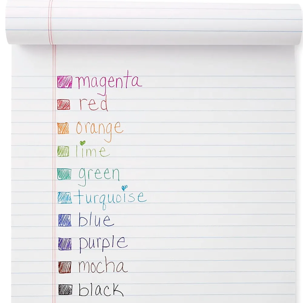 Pens|Paper Mate InkJoy 100 RT Retractable Ballpoint Pen, Medium Point, Assorted Ink, 20/Pack (1951396)