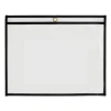 Sheet Protectors|Partners Brand Stitched Job Ticket Holder, Black, 25/Carton (JTH117)