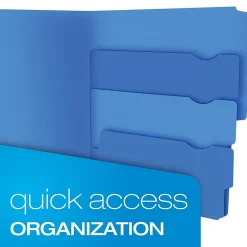 File Folders|Pendaflex Divide it Up File Folder, Multi Section, Letter, Assorted, 12/Pack