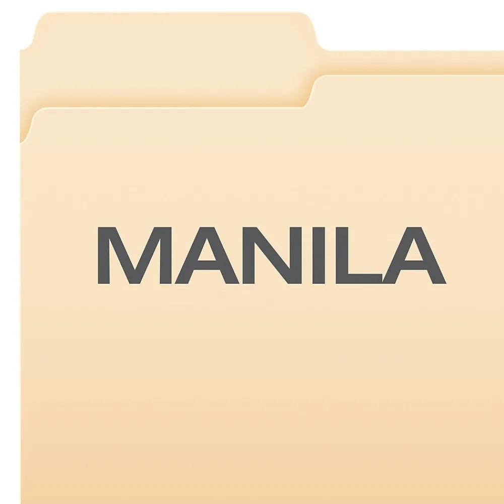 File Folders|Pendaflex Double Stuff® 3-Tab File Folder, Letter Size, , 50/Box (ESS54459) Manila