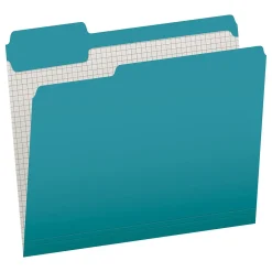 File Folders|Pendaflex Heavy Duty File Folder, 1/3-Cut Tab, Letter Size, 100/Box (1006995)