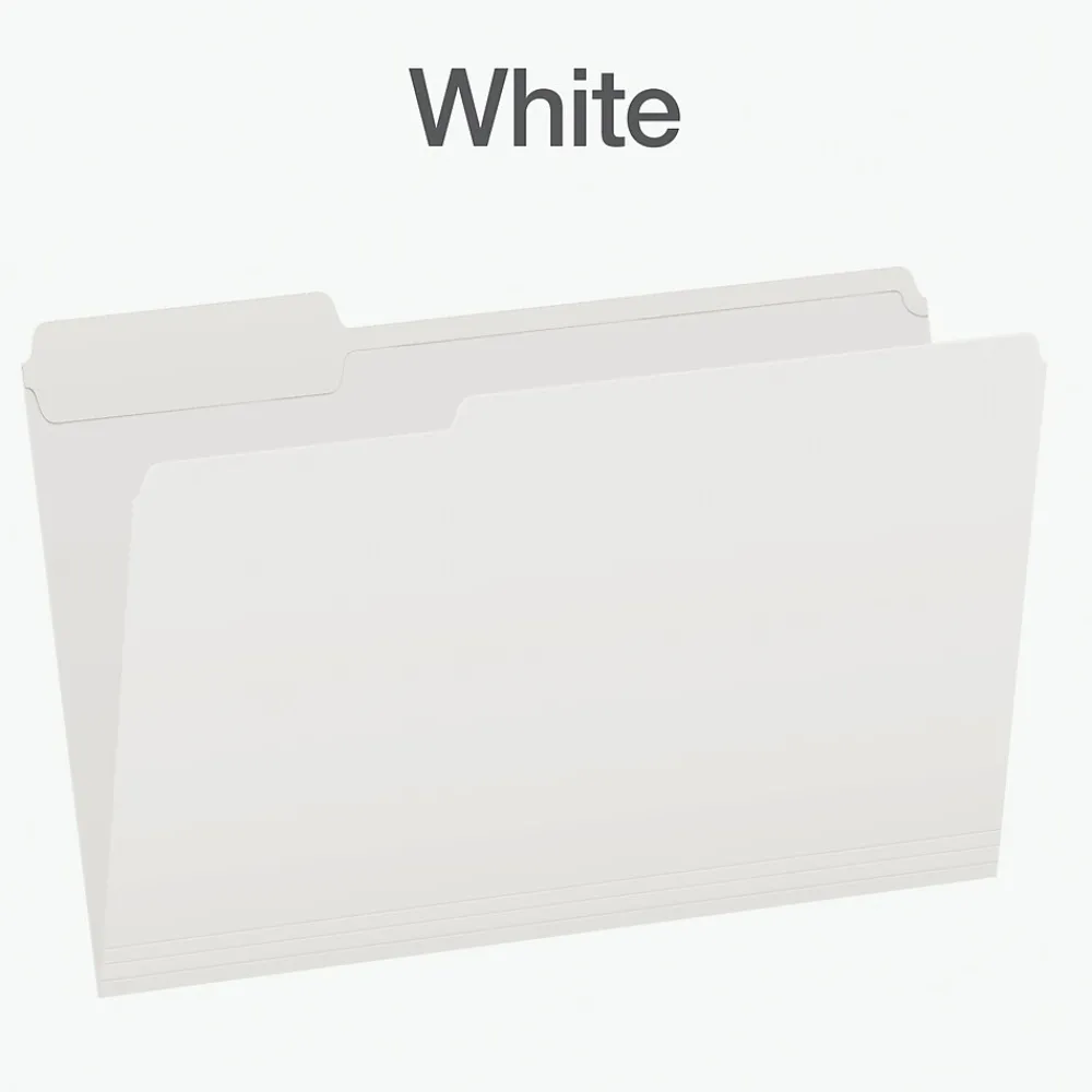 File Folders|Pendaflex Heavy Duty File Folder, 1/3-Cut Tab, Legal Size, 100/Box (1007034)